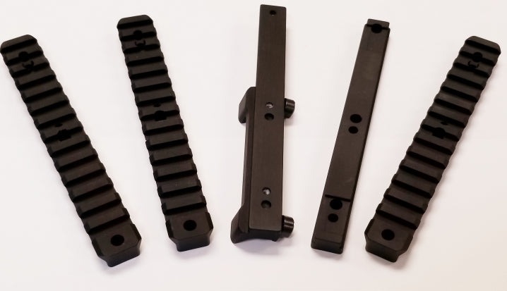 Modular Rail Kit for Blaser - includes Saddle mount, three interchangeable Picatinny Rails (0, 20, and 30 MOA) & Talley Base compatible with Talley Premium Steel Rings