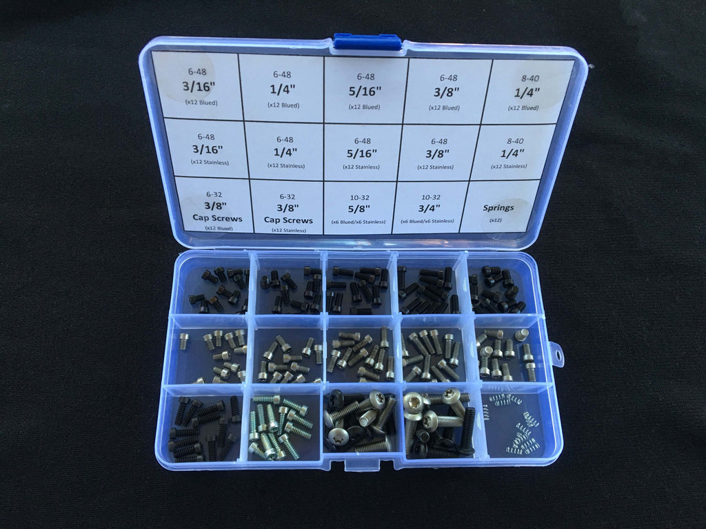 Extra Steel Screws for mounting scope rings (the store's minimum order is $10)